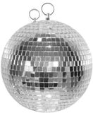 Merkloos Spiegelbol - discobol zilver - 30 cm