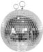 Merkloos Spiegelbol - discobol zilver - 30 cm
