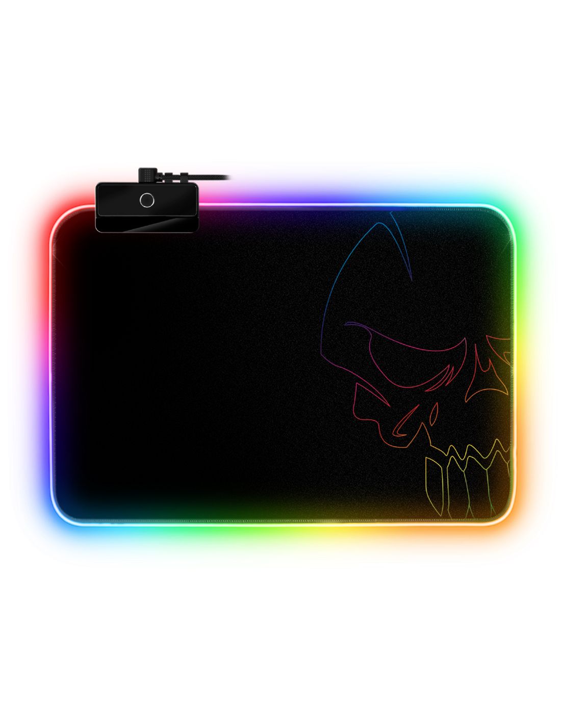 Spirit of Gamer Darkskull Gaming Muismat Zwart, Meerkleurig M