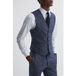 Reiss Prince Of Wales Check Gilet — Indigo