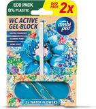 Ambi Pur Toiletblok Water & Bloemen - 2 stuks