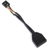 SilverStone G11303050-RT USB-kabel Zwart