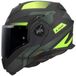 LS2 FF901 Advant X Nova Helm - Systeemhelm - Zwart/Geel - Maat L
