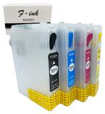 4-pack cartouches d'encre rechargeables T0715 avec puces de réinitialisation automatique