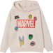 Vertbaudet Sweater met capuchon jongen AVENGERS gemêleerd beige