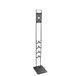 conecto SA-CC50876 stofzuiger standaard, aluminium, zwart