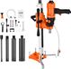 VEVOR Diamantkernboormachine, Maximale Boordiameter 20,2cm, 2-in-1 Diamantboor, 1500 W met 4 Boren en Instelbare Snelheden (1000 / 2500tpm) voor Beton, Baksteen en Steen