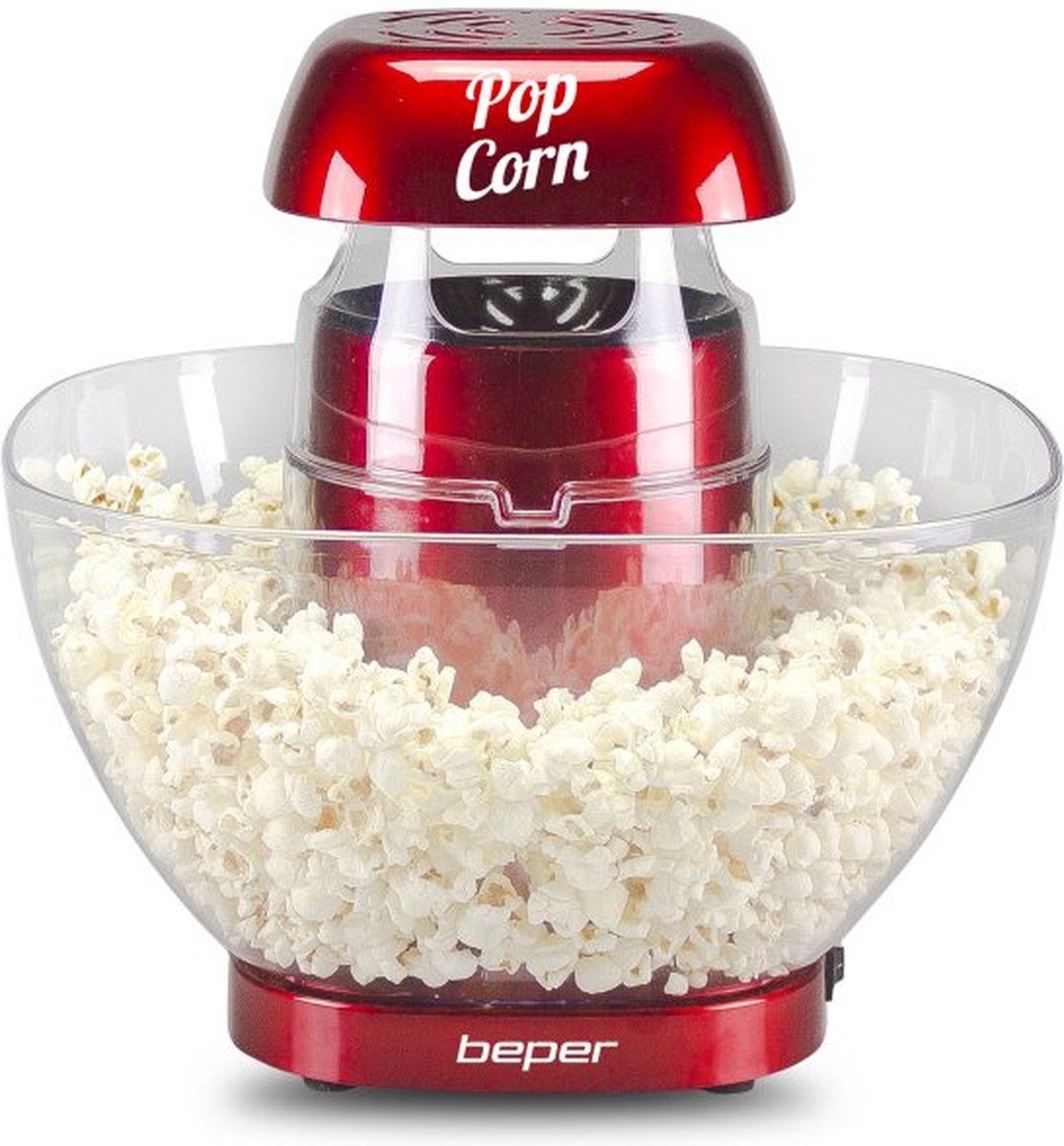 Beper P101CUD052 - Popcorn machine - Rood