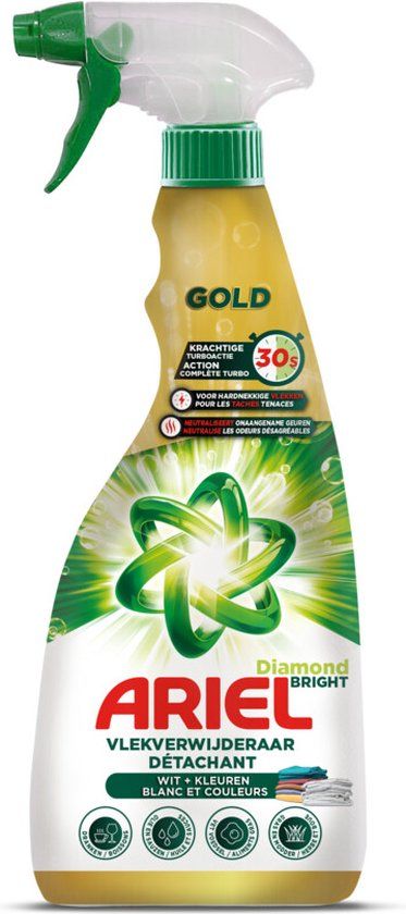 Ariel Vlekkenverwijderaar Gold Spray - 8 x 750 ml - Voordeelverpakking