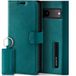 SURAZO Premium hoes voor mobiele telefoon voor Google Pixel 7A 5G, leer, inklapbaar, echt lederen beschermhoes met magneet, kaartenvak, RFID-bescherming, flip klaphoes, wallet case, cover, leren hoes