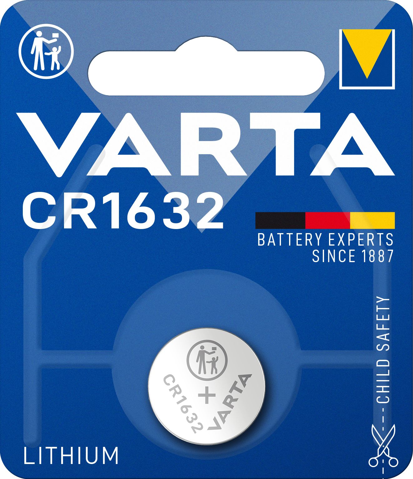 Varta CR1632 Lithium Knoopcel Batterij - 1 stuk