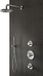 Hotbath Buddy - Inbouw Regendoucheset - Thermostatisch - 2 Stopkranen - Plafondbuis 30 cm - Hoofddouche 250 mm - Staafhanddouche - Waterbesparend - Chroom