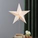 Star Trading Staande kerstster "Leo hout" - 65cm