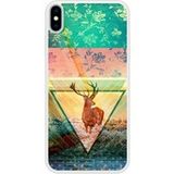 Apple Bedrukt siliconen hoesje compatibel met iPhone XS Max Cerf swag