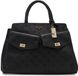 GUESS Blake Large Satchel Handtas Zwart