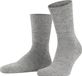 FALKE Walkie Light eenkleurig wol functioneel materiaal sokken unisex grijs - maat 39-41
