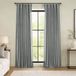 HPD Half Price Drapes Verduisterende vintage getextureerde faux dupioni gordijn (1 paneel), polyester mix, storm grijs, 50 x 96 cm