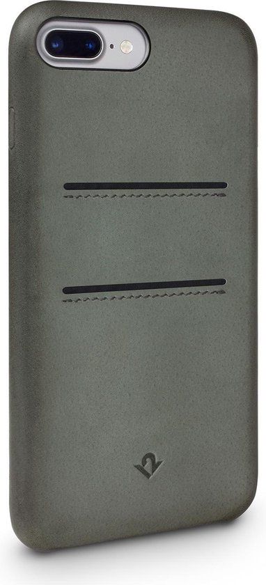 Twelve South Relaxed Lthr case w/pockets iPhone 8+/7+ Drd Herb