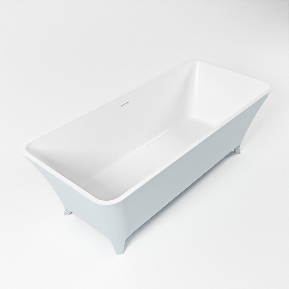 Mondiaz Lundy Vrijstaand Bad Solid Surface 170x75cm Clay met Talc