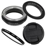 Fotodiox Macro omgekeerde adapter compatibel met 55 mm filterdraad op Nikon F-mount camera's