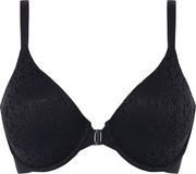 Chantelle Norah Beha voor dames, volledige bedekking, voorsluiting, voorgevormde beha, ondoorzichtig, zwart, 90D