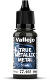 Vallejo Hobbyverf Acrylverf - 77158 True Metallic Metal - Shade - Roestig Metaal - Acryl - Verf flesje - 1x 18 ml