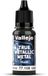 Vallejo Hobbyverf Acrylverf - 77158 True Metallic Metal - Shade - Métal rouillé - Acrylique - Flacon de peinture - 1x 18 ml