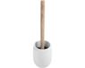 Spirella Sven Toiletborstel met Houder - Wit Houtdesign
