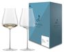 Riesling Grand Cru Verres à vin blancs, set de 2, soufflé à la main, cristal