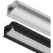 Häfele LOOX5 Profilé d'encastrement LED 1106 en aluminium largeur intérieure 11 mm, profilé noir - 3000 mm
