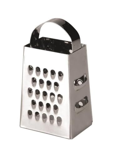 Ibili 705300 Mini-rasp, 4-zijdig, roestvrij staal, zilverkleurig