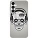 Samsung Galaxy A36 5G Skull music bedrukt siliconen hoesje