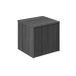 Crosswater Limit Ensemble de meubles de salle de bain - 50x45x46.5cm - plateau de lavabo - 1 tiroir - steelwood/anthracite (bois) SW876280 SW876233