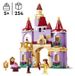 LEGO Disney Prinsessen, Het Betoverde Kasteel van Belle en het Beest, 43289, Bouwset, vanaf 5 jaar, 6 stuks, met de figuurtjes Belle, het Beest, Lumière en Big Ben