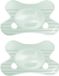 Difrax Fopspeen Natural - 0 tot 6 Maanden - Lichtgroen - 2 Stuks