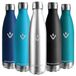 Vikaster Thermosfles, 750 ml, BPA-vrij, lekvrij, herbruikbare thermosfles, roestvrij staal, voor camping, yoga, gym, fitness, reizen, outdoor
