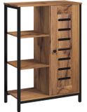 Kleankin Badkamerkast Hout 60x30x85cm Bruin