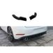 Motordrome Achterbumperskirts Hoeken compatibel met Volkswagen Golf 7.5 GTI 2017-2020 (ABS)