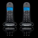 Motorola C1002CB+ Duo DECT Telefoon - Zwart