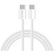 Lito Câble de Données et de Charge USB-C - USB-C Lito LD04CC, 60W, 1m, Blanc