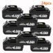 StarTech Accu voor elektrisch gereedschap - BL1830 Li-Ion vervangingsaccu - 18V 6,0Ah 6000mAh - compatibel met BL1850 BL1860 - Accu voor draadloos gereedschap - 24 stuks BL1830