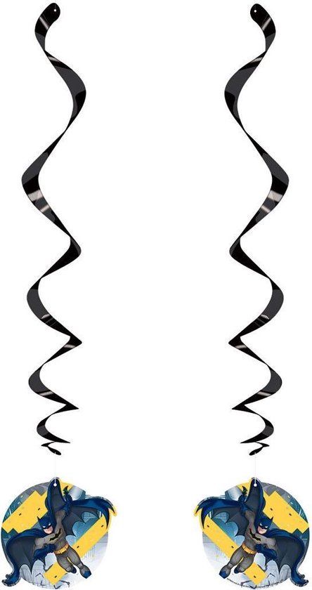 Batman Hang Decoraties - Blauw - 366 cm - Karton