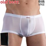 Olaf Benz Minibroek (retroshorts) voor heren - korte broekspijpen (OB-1-05830), wit (white 1000), S