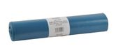 Funny LDPE vuilniszakken, 700 x 1100 mm - type 60 extra, blauw, circa 120 l, 10 stuks