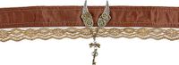Widmann Choker Steampunk Bruin Polyester Dames