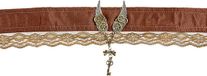 Widmann Choker Steampunk Bruin Polyester Dames