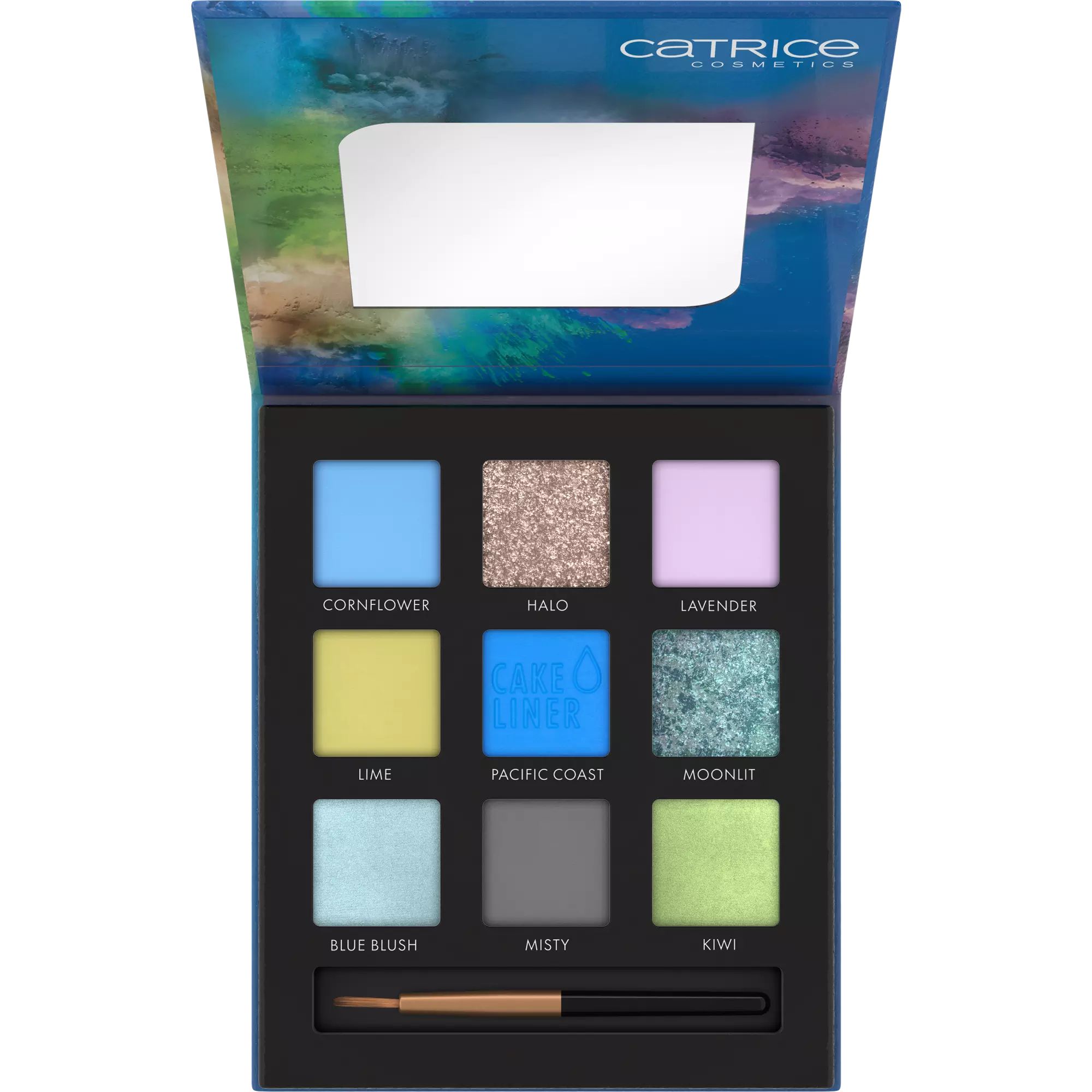CATRICE Colour Blast Eyeshadow Palette - 020 Blue meets Lime - 6.75 g