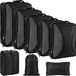 Unyqoos® Compressiepakset met 8 stuks – ruimtebesparende kofferorganizers, waterafstotend, ademend mesh-materiaal, scheurvast polyester