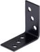 Alberts 824853 Haakse stekker - zwart - kunststof gecoat - 40 x 40 x 20 mm | Set van 100