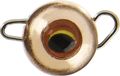 DAIWA PROREX FLEXI JIG-SYSTEM TG HEAD, tête de jig avec yeux 3D, cuivre, 3 pièces, 15412-108